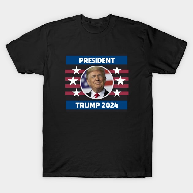 Trump 2024 T-Shirt by Dale Preston Design